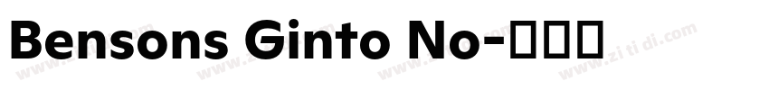 Bensons Ginto No字体转换 Bensons Ginto No字体转换